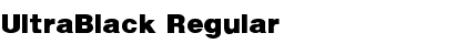 Download UltraBlack Regular Font