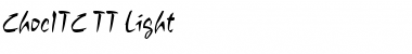 Download ChocITC TT Light Font Title Preview