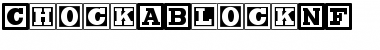 Download ChockABlockNF Regular Font Title Preview