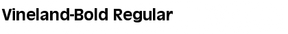 Download Vineland-Bold Regular Font Title Preview