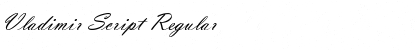 Download Vladimir Script Regular Font Title Preview