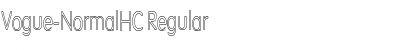 Download Vogue-NormalHC Regular Font Title Preview