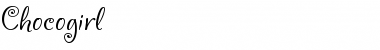 Download Chocogirl Regular Font Title Preview