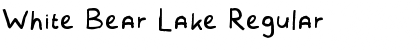 White Bear Lake Regular Font Title Preview