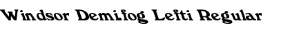 Download Windsor Demi.fog Lefti Regular Font Title Preview