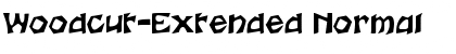 Download Woodcut-Extended Normal Font Title Preview