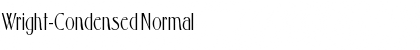 Download Wright-Condensed Normal Font Title Preview