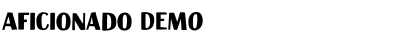 Download Aficionado DEMO Regular Font Title Preview