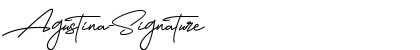 Download Agustina-Signature Signature Font Title Preview