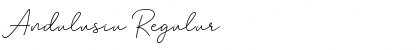 Download Andalusia Regular Font Title Preview