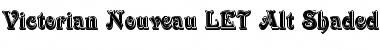 Download Victorian Inline Shaded LET Plain Font Title Preview