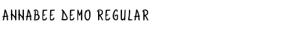 Download AnnaBee Demo Regular Font Title Preview
