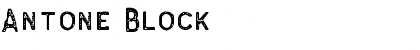 Download Antone Block Font Title Preview