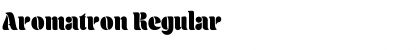 Download Aromatron Regular Font Title Preview