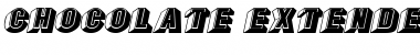 Download ChocolateExtended Italic Font Title Preview
