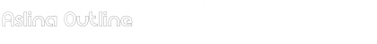 Download Aslina Outline Font Title Preview
