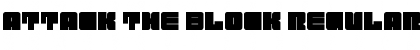 Download Attack the Block Regular Font Title Preview