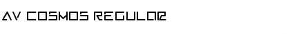Download AV Cosmos Regular Font Title Preview