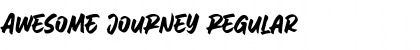 Download AweSomE JouRneY Regular Font Title Preview