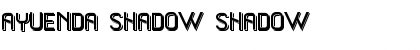 Download ayuenda shadow shadow Font Title Preview