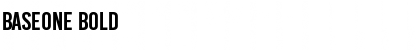 Download BaseOne Bold Font Title Preview
