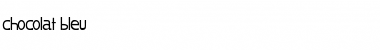 Download chocolat_bleu Regular Font Title Preview