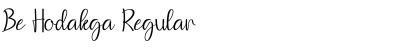 Download Be Hodakga Regular Font Title Preview