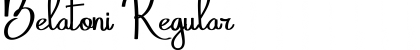 Download Belatoni Regular Font Title Preview