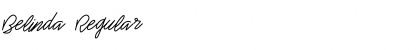 Download Belinda Regular Font Title Preview