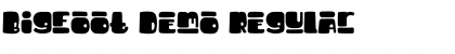 Download Bigfoot Demo Regular Font Title Preview