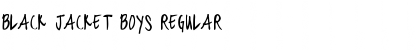 Download black jacket boys Regular Font Title Preview