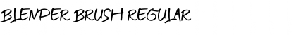 Download BLENDER BRUSH Regular Font Title Preview