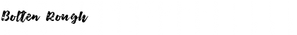Download Bolten Rough Font Title Preview