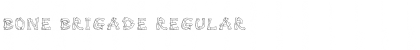 Download Bone Brigade Regular Font Title Preview