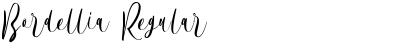 Download Bordellia Regular Font Title Preview