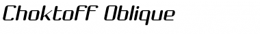 Download Choktoff Regular Font Title Preview