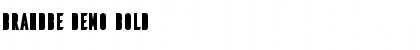 Download Brandbe Demo Bold Font Title Preview