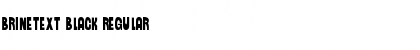 Download Brinetext Black Regular Font Title Preview