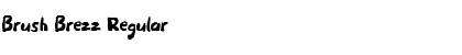Download Brush Brezz Regular Font Title Preview