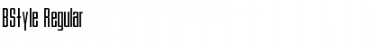 Download BStyle Regular Font Title Preview
