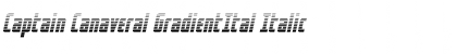Download Captain Canaveral GradientItal Italic Font Title Preview