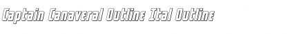 Download Captain Canaveral Outline Ital Outline Font Title Preview