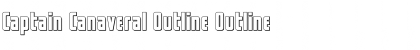 Download Captain Canaveral Outline Outline Font Title Preview