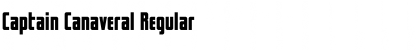 Download Captain Canaveral Regular Font Title Preview