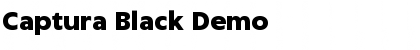 Download Captura Black Demo Font Title Preview