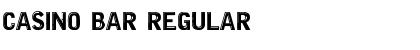 Download Casino Bar Regular Font Title Preview