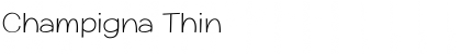 Download Champigna Thin Font Title Preview
