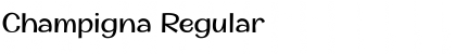 Download Champigna Regular Font Title Preview