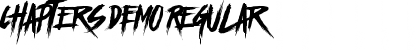 Download Chapters DEMO Regular Font Title Preview