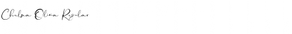Download Chelsea Olivia Regular Font Title Preview